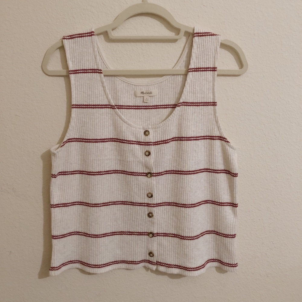 Striped Knit Tank